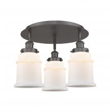 Innovations Lighting 916-3C-OB-G181 - Canton - 3 Light - 18 inch - Oil Rubbed Bronze - Flush Mount