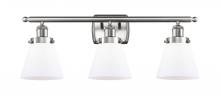 Innovations Lighting 916-3W-SN-G61 - Cone - 3 Light - 26 inch - Brushed Satin Nickel - Bath Vanity Light