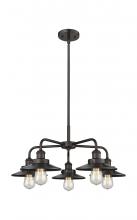 Innovations Lighting 916-5CR-OB-M5-OB - Edison - 5 Light - 27 inch - Oil Rubbed Bronze - Chandelier