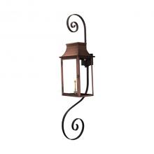 Primo Gas Lanterns BB-19G_TSBS - Gas w/Top and Bottom Scrolls