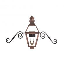 Primo Gas Lanterns JK-24E_MOU - Two Light Moustache Scrolls