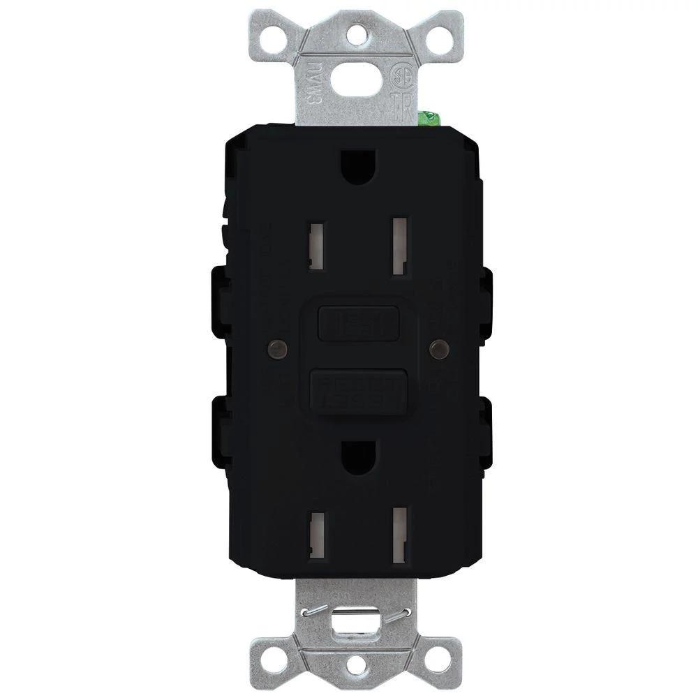 CA 15A GFCI SELF TESTING RECEPTACLE BL