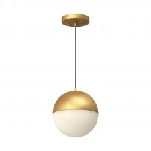 Kuzco Lighting Inc PD11708-BG - Monae 8-in Brushed Gold LED Pendant