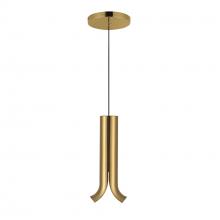 Kuzco Lighting Inc PD89709-MRB - Husk 9-in Metallic Brass LED Pendant