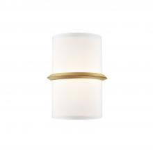 Kuzco Lighting Inc WS63209-BG - Pondi 9-in Brushed Gold LED Wall Sconce