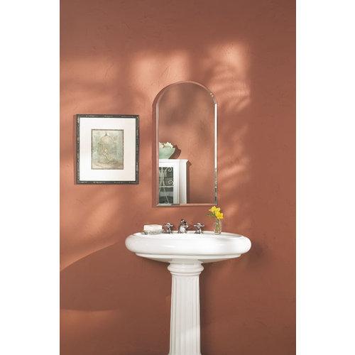 Metro Collection,  14-1/4 in. Beveled Arch Mirror.