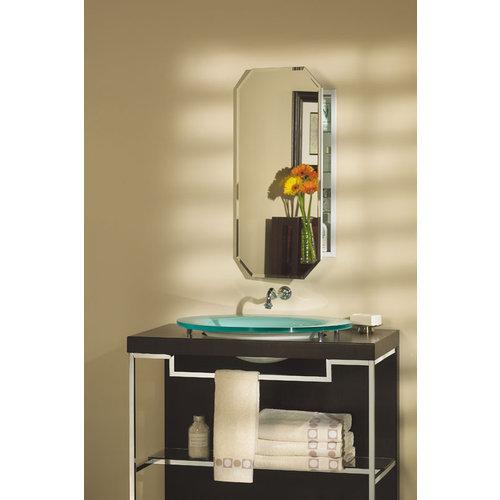 Metro Collection, 14-1/4 in.  Octagon Beveled Mirror.