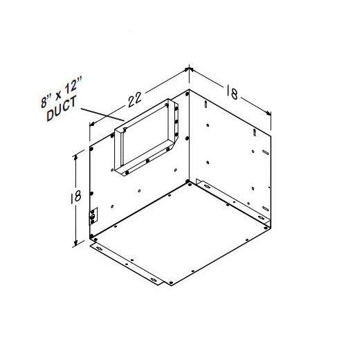 1100 CFM In-Line Blower