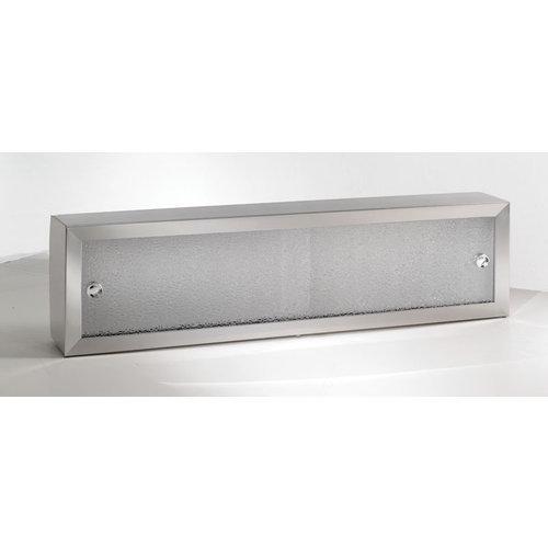 Cosmetic Box, Surface Mount, 24-1/4 in.W x 8 in.H. Chrome.