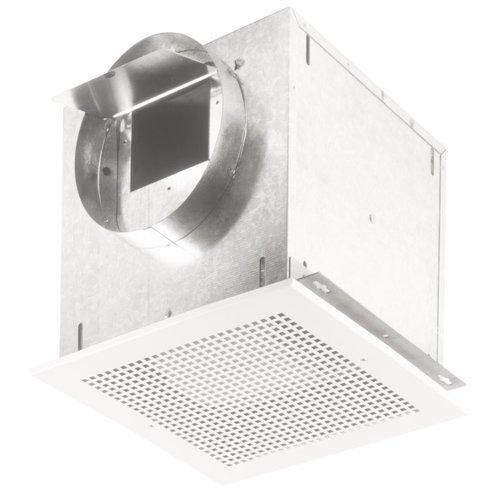 Ventilator; 215 CFM Horizontal, 1.9 Sones; 209 CFM Vertical, 1.8 Sones. Metal grille. 8 in. rd. duct