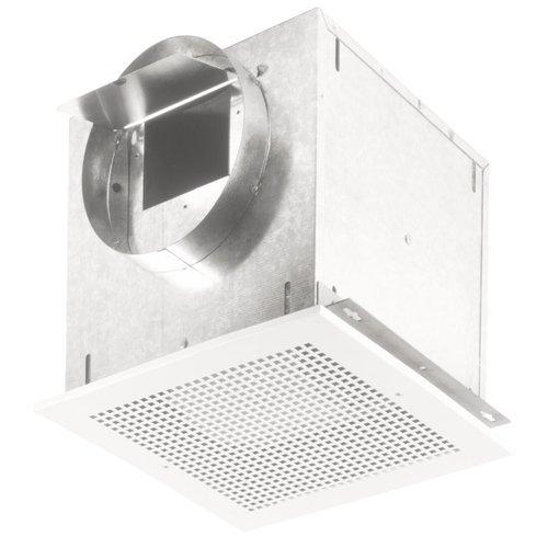 Ventilator; 316 CFM Horizontal, 3.0 Sones; 314 CFM Vertical, 2.8 Sones. Metal grille. 8 in. rd. duct