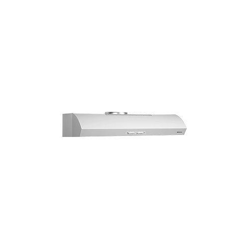 30 in., Under Cabinet Range Hood - White