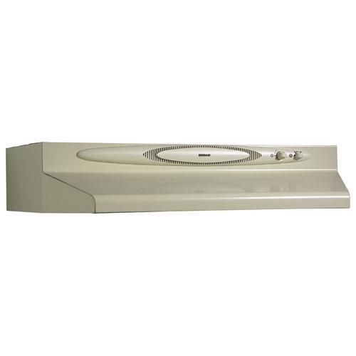 30 in., Almond-on-Almond, Under Cabinet Hood, 200 CFM.