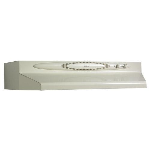 36 in., Bisque-on-Bisque, Under Cabinet Hood, 200 CFM.