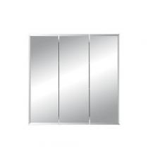 Broan-Nutone 255024 - Horizon, Recessed, 24 in. Wx 24 in.H,Tri-View, Beveled-Edge Mirror.