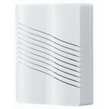 Broan-Nutone LA206WH - White Wireless Door Chime — 1, 2 or 8 notes. Includes Receiver, Pushbutton and Pushbutton Battery