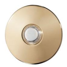 Broan-Nutone PB41LBGL - Door Chime Pushbutton, polished brass stucco — lighted