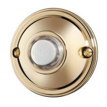 Broan-Nutone PB62LPB - Door Chime Pushbutton, lighted in polished brass