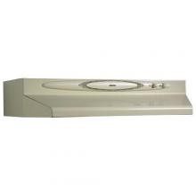 Broan-Nutone QT236AA - 36 in., Almond-on-Almond, Under Cabinet Hood, 200 CFM.