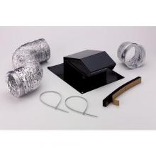 Broan-Nutone RVK1A - Roof Vent Kit, 8' of 4 in. flexible aluminum duct. Model 636 Roof Cap, 4 in. to 3 in. reducer, 4