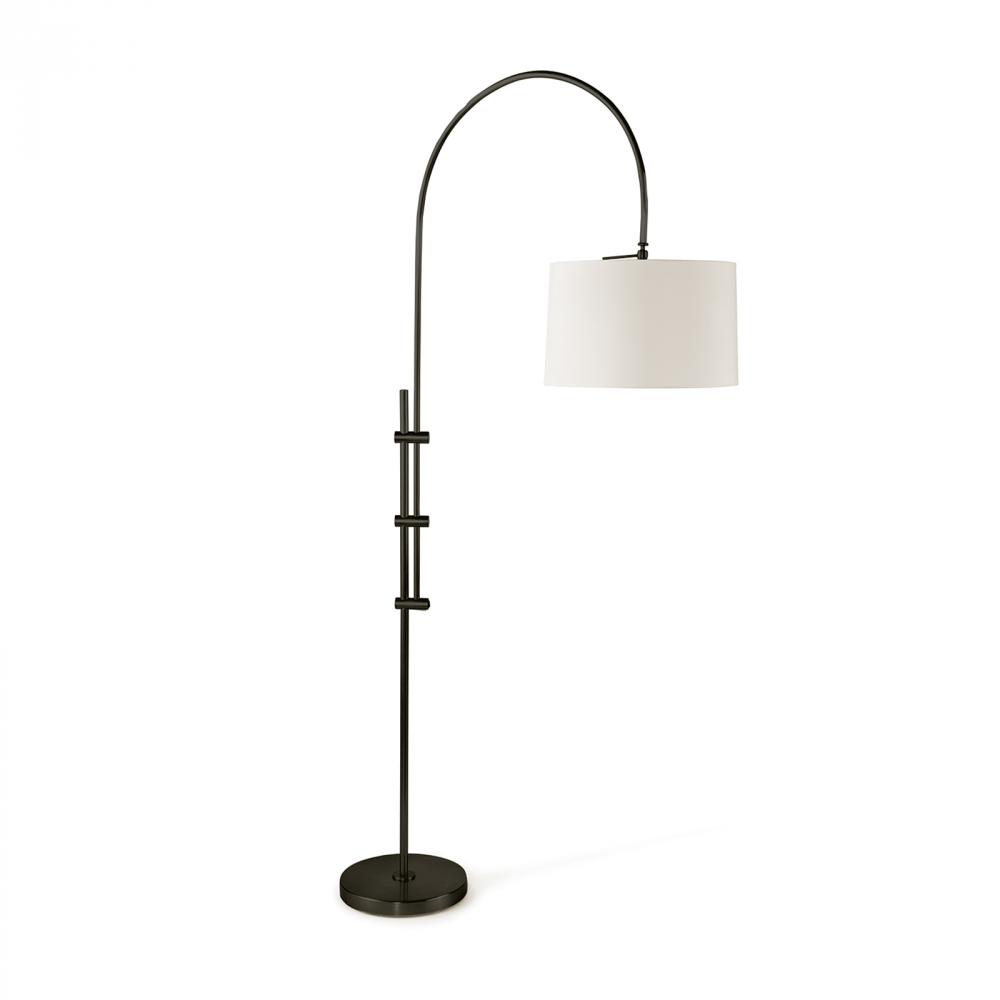 Regina Andrew Arc Floor Lamp with Fabric Shade (