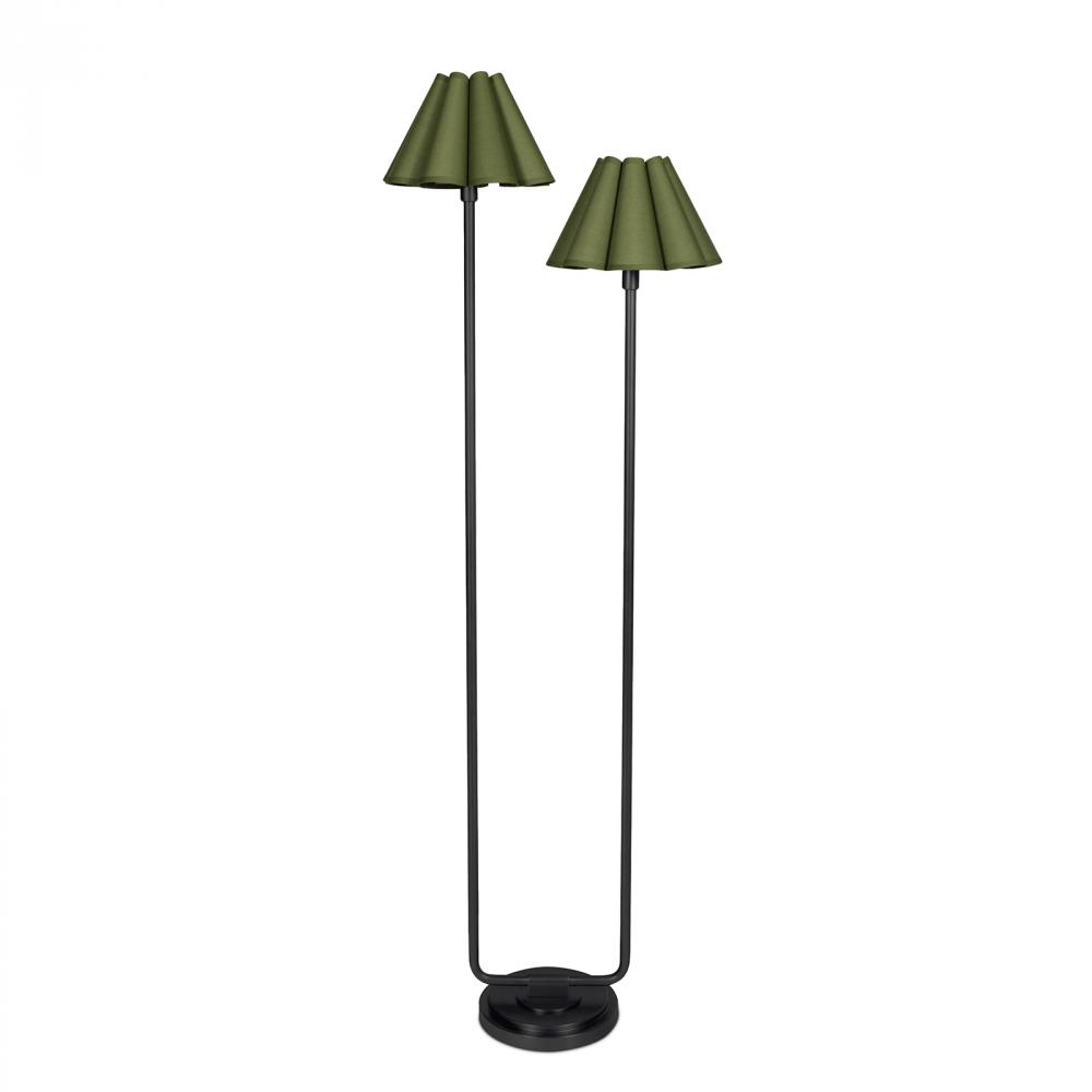 Regina Andrew Polly Floor Lamp (Blackened Brass