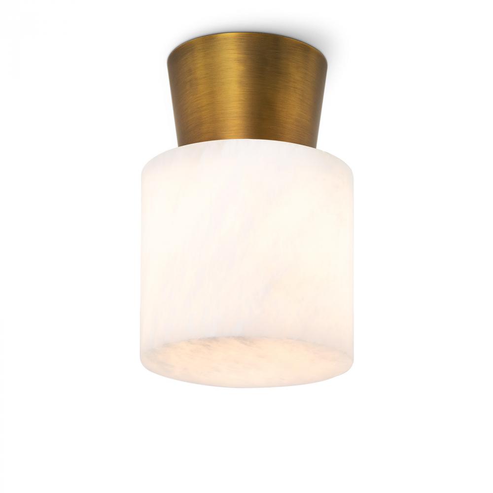 Regina Andrew Hazel Alabaster Flush Mount (Natur