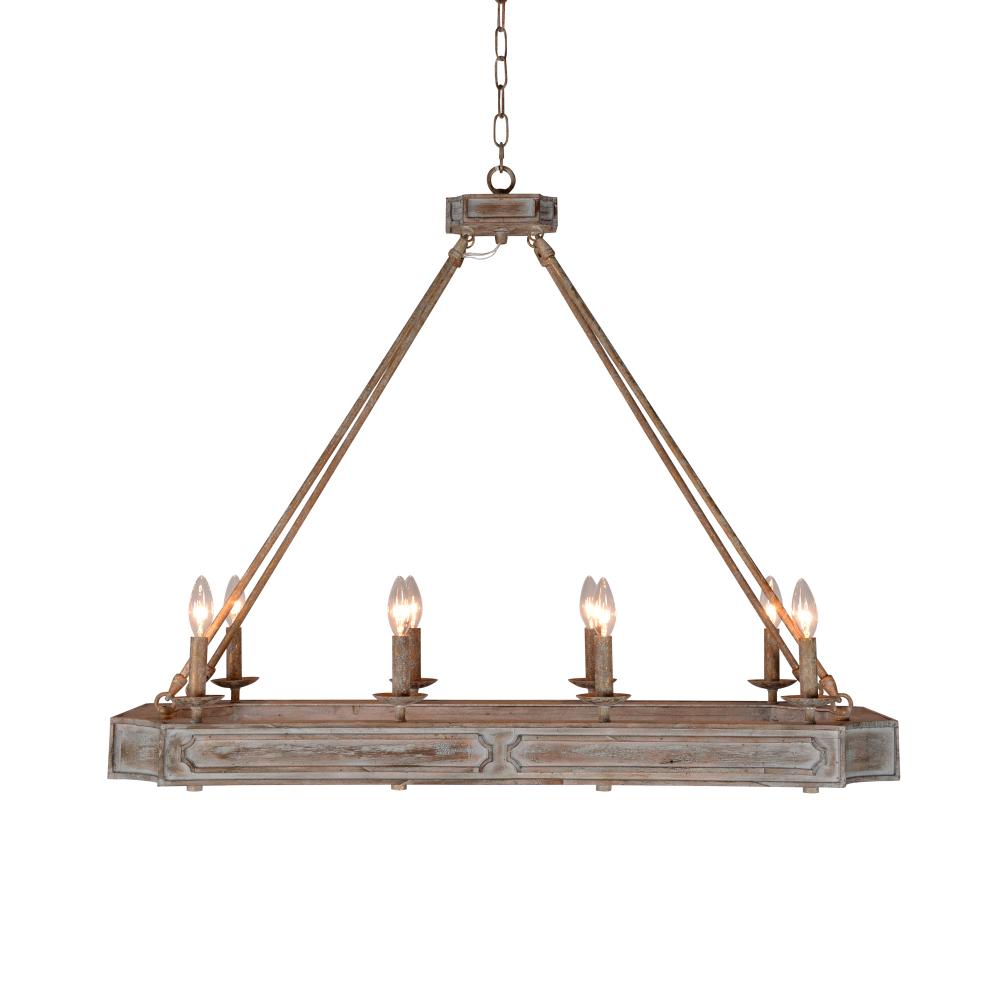 Charlotte 8-light Long Chandelier