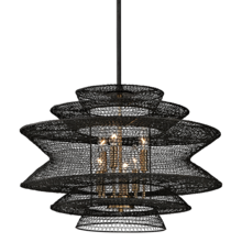 Troy F6016-SBK - Kokoro Chandelier