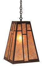 Arroyo Craftsman AH-12TN-VP - 12" asheville hanging pendant