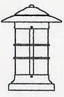 Arroyo Craftsman NC-9LWO-S - 9" newport long body column mount