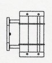 Arroyo Craftsman VS-9NRTN-BK - 9" valencia sconce - no roof