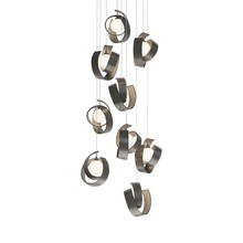 Hubbardton Forge 131099-SKT-LONG-07-GG0711 - Riza 9-Light Pendant