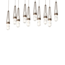 Hubbardton Forge 131200-SKT-LONG-05-YJ0434 - Link 10-Light Blown Glass Pendant