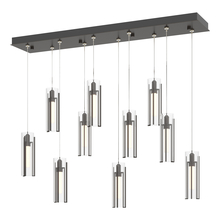 Hubbardton Forge 131204-SKT-STND-14-ZM0065 - Exos Glass 10-Light Pendant