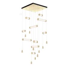 Hubbardton Forge 139100-LED-STND-86-ZM0696 - Libra 10-Light Square LED Pendant