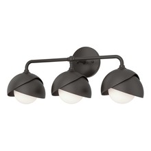 Hubbardton Forge 201375-SKT-14-14-GG0711 - Brooklyn 3-Light Double Shade Bath Sconce