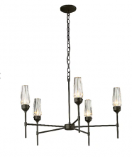 Hubbardton Forge 105060-SKT-07-CR - Luma 5 Arm Chandelier