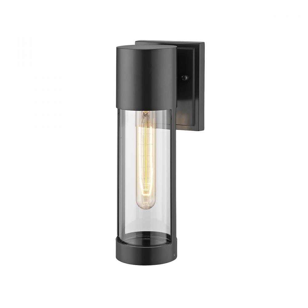 Hester 1-Light Outdoor Wall Sconce Powder Coated Black