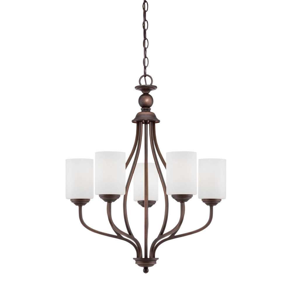 Lansing 5-Light Chandelier Ceiling Light Rubbed Bronze