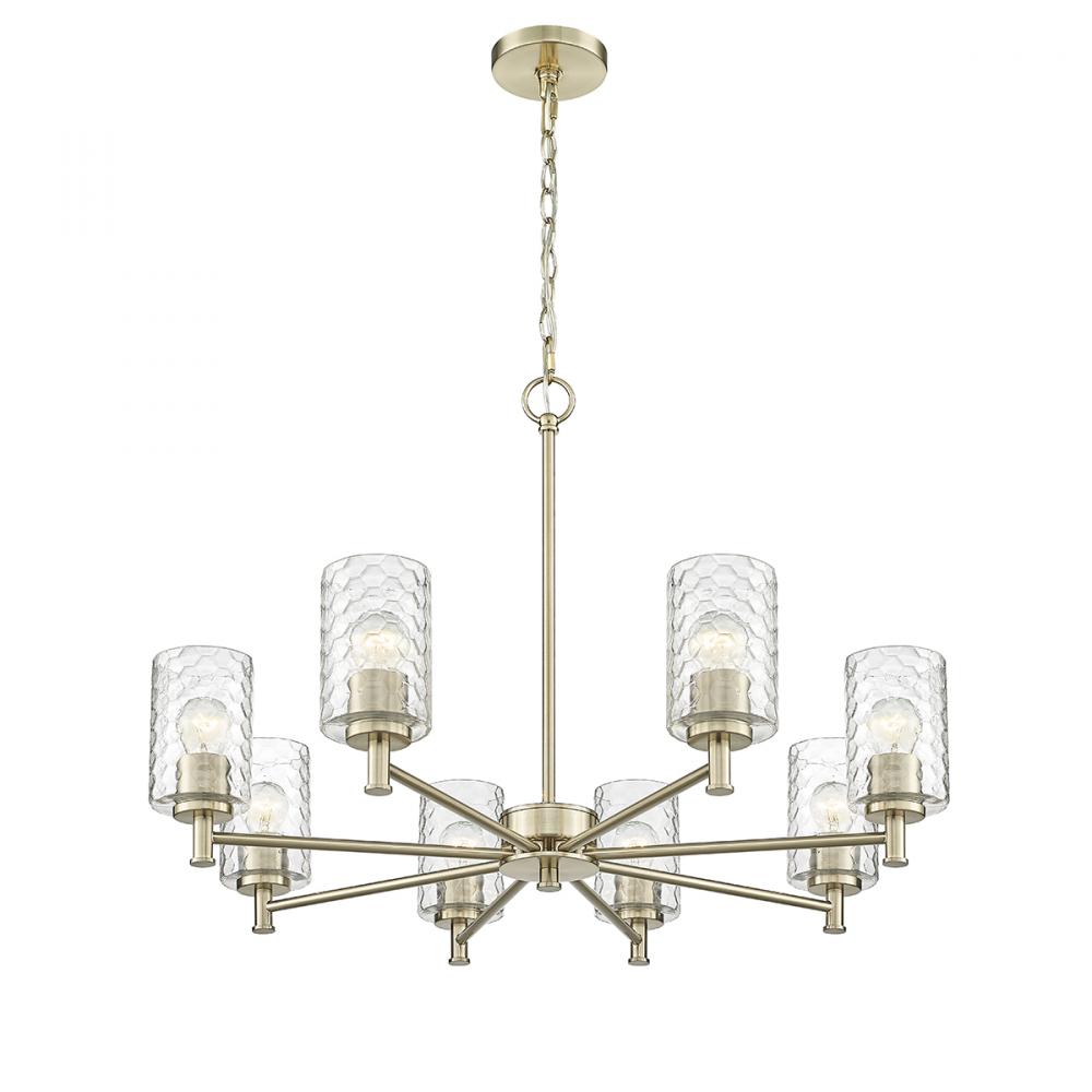 Ashli 8-Light Chandelier Ceiling Light Modern Gold