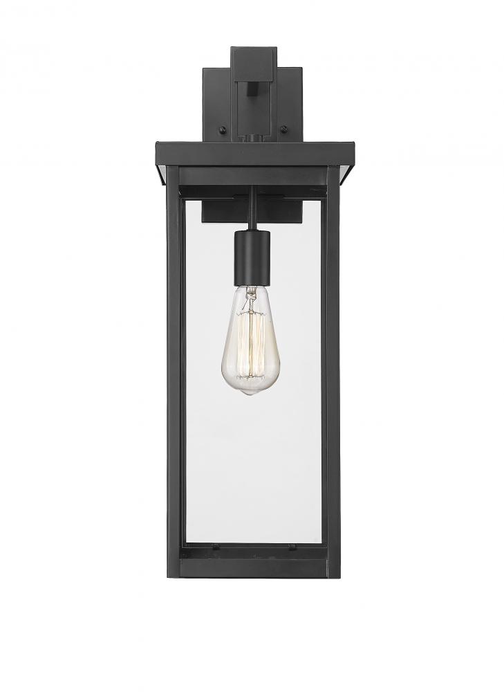 Barkeley 1-Light Outdoor Wall Sconce Powder Coated Black