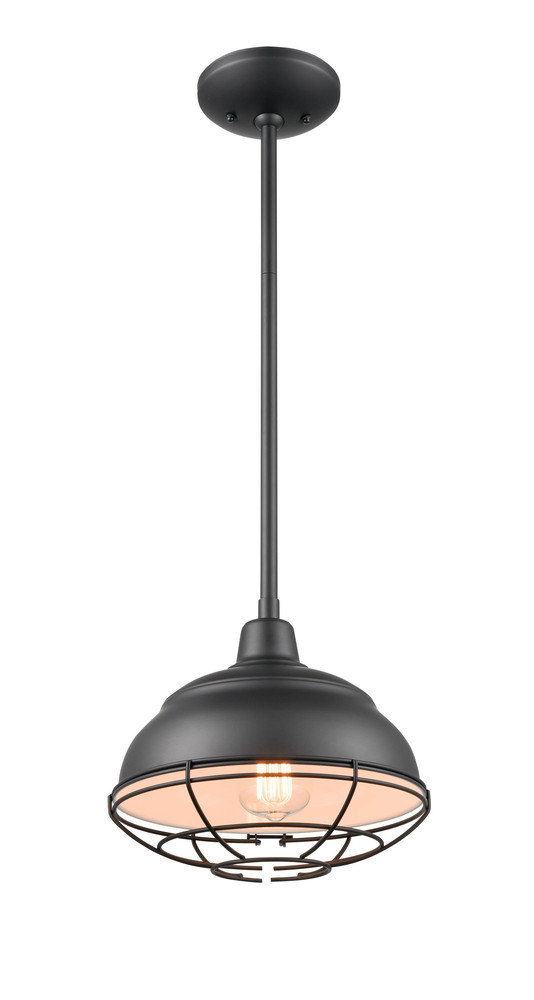 1-Light Mini-Pendant light Matte Black