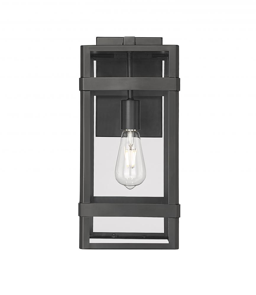 Payton 1-Light Outdoor Wall Sconce Powder Coated Black