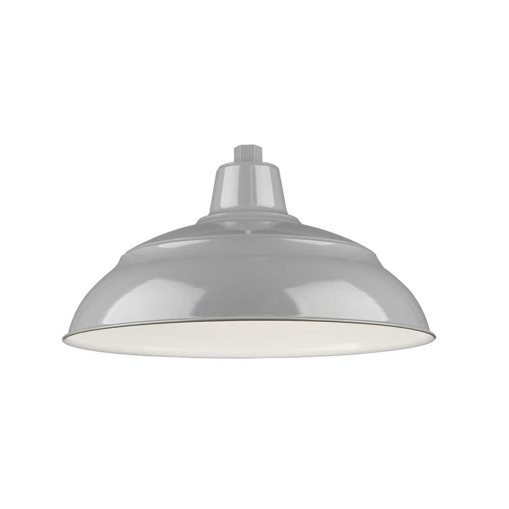 R Series 1-Light Warehouse Shade Gray