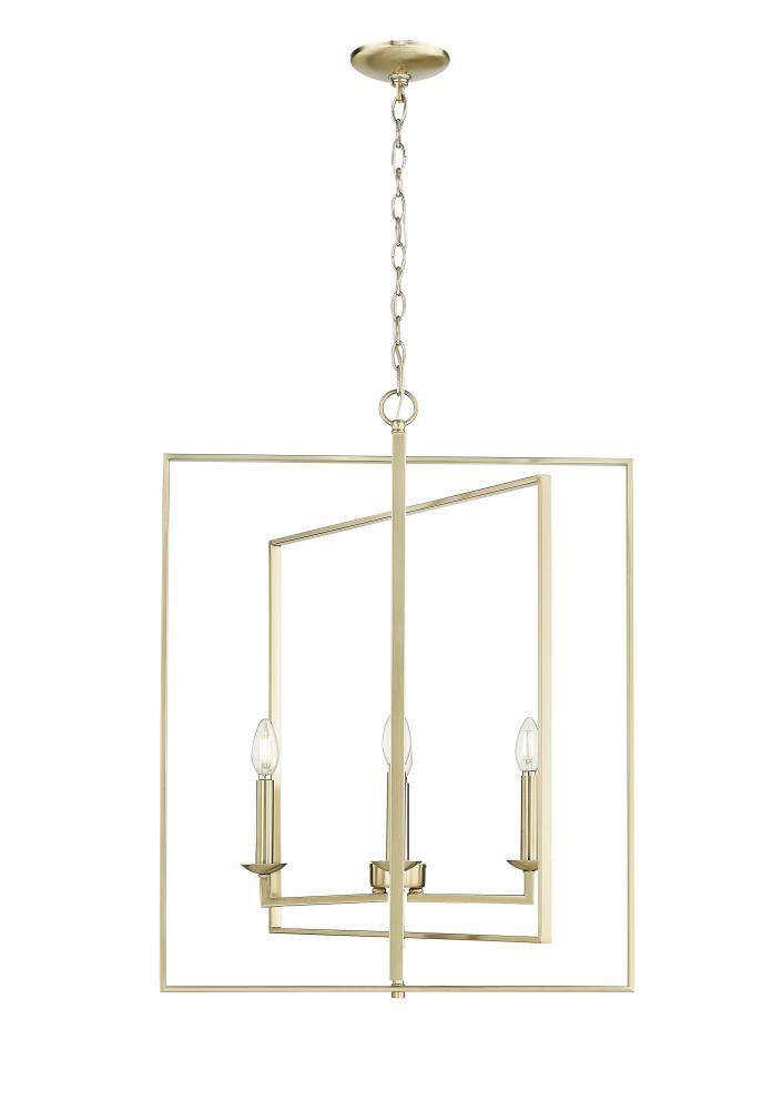 Nellis 4-Light Pendant light Modern Gold