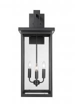 Millennium 42606-PBK - Barkeley 4-Light Outdoor Wall Sconce Powder Coated Black