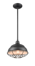 Millennium 5301-MB - 1-Light Mini-Pendant light Matte Black