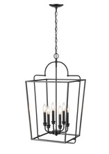 Millennium 3238-MB - 6-Light Pendant light Matte Black