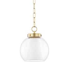 Mitzi by Hudson Valley Lighting H457701S-AGB - Sasha Pendant